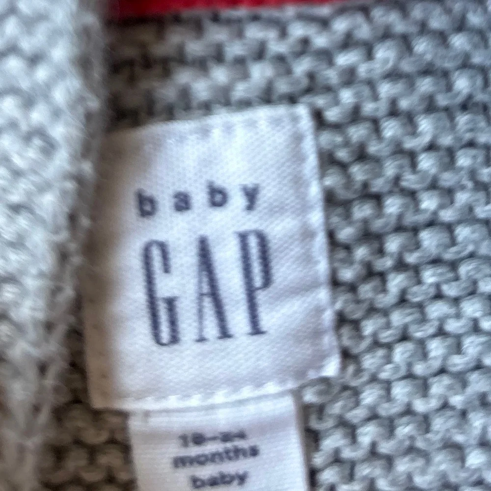 Baby Gap puppy knit cardigan 18-24mo